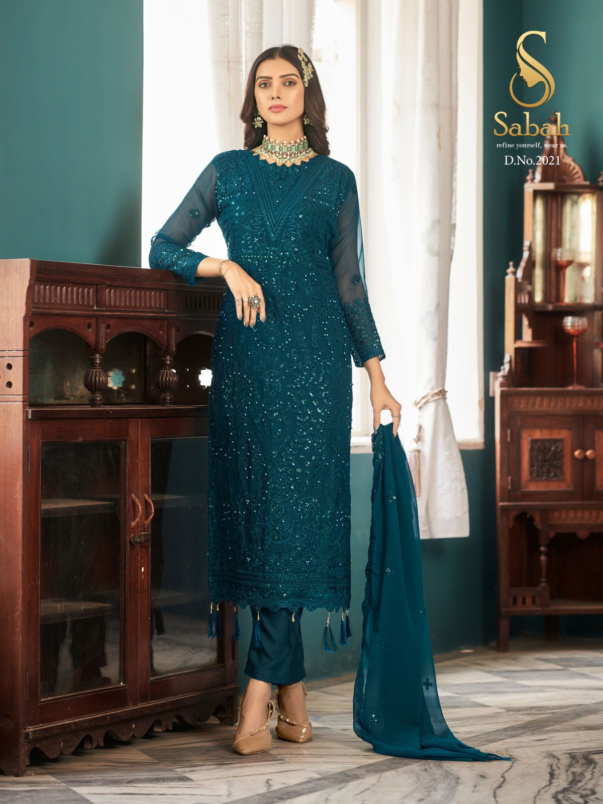 Pakiza By Sabah 2021-2026 Georgette Suits Catalog